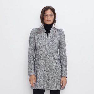ZARA Inverted Lapel Frock Coat